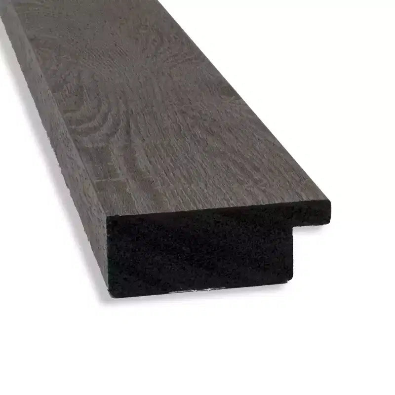 Specchio da Parete Quadrato 76x76 cm, non smussato, Stile Rustico, con Cornice Grigiastra, Stretto, per Bagno, da Appendere