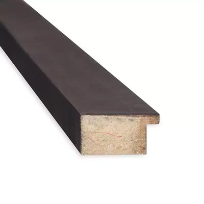 Specchio da parete in legno di noce scuro Fresco, non smussato, 41"x30"