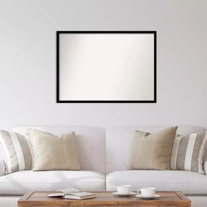 Specchio da parete nero jet non smussato 40"x29"