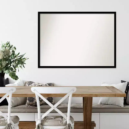 Specchio da parete nero jet non smussato 40"x29"