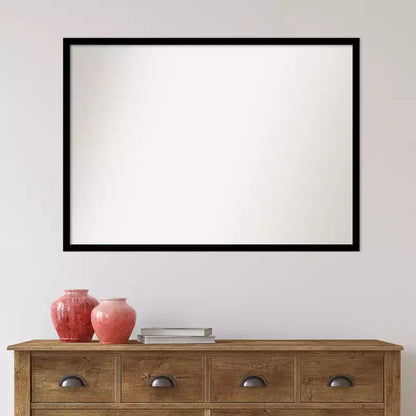 Specchio da parete nero jet non smussato 40"x29"