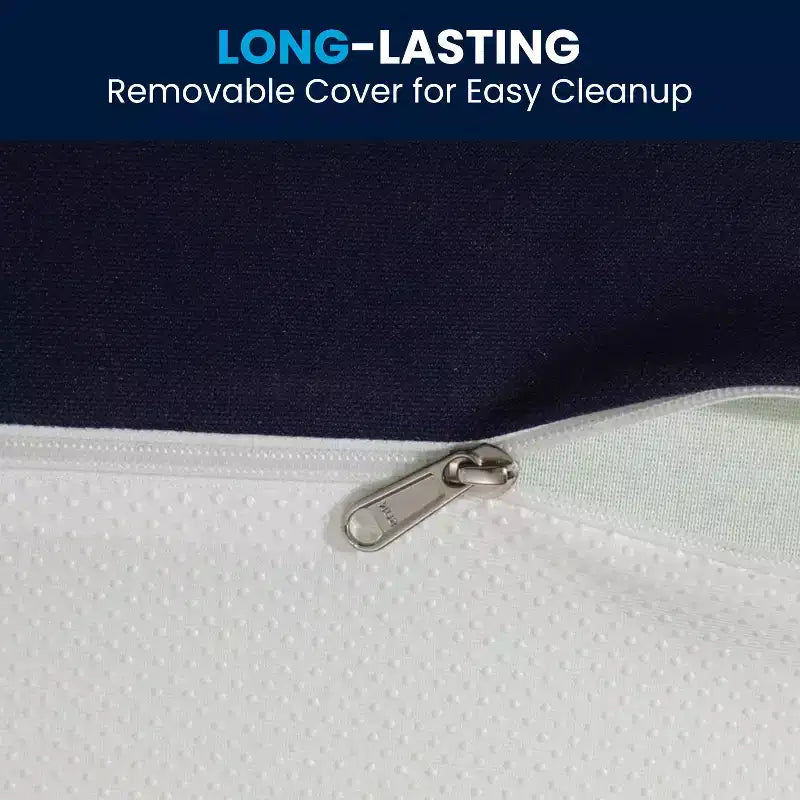 Materasso in memory foam resistente ai liquidi Irvine con fodera rimovibile con cerniera