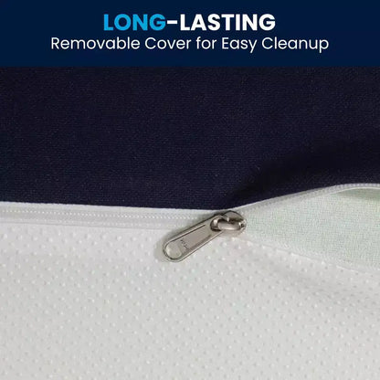 Materasso in memory foam resistente ai liquidi Irvine con fodera rimovibile con cerniera