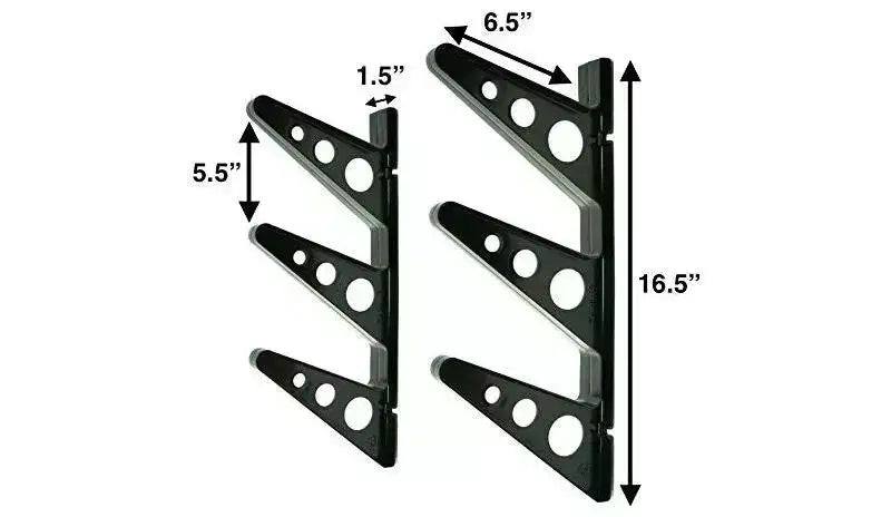 Lacrosse Stick Storage Rack, 3 Levels