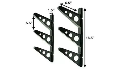 Lacrosse Stick Storage Rack, 3 Levels