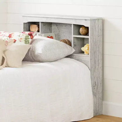 Twin Bookcase Headboard 39" with Storage