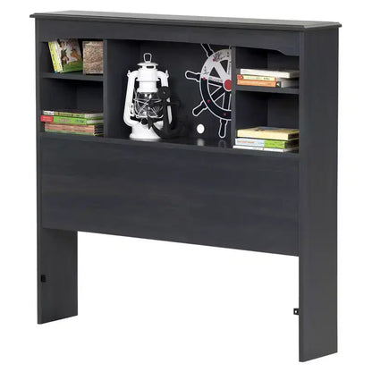 Twin Bookcase Headboard 39" with Storage