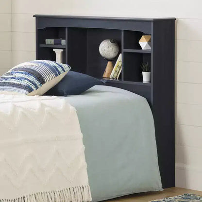 Twin Bookcase Headboard 39" with Storage