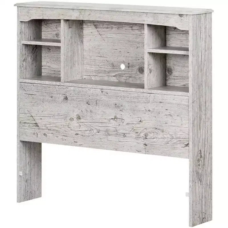 Twin Bookcase Headboard 39" with Storage