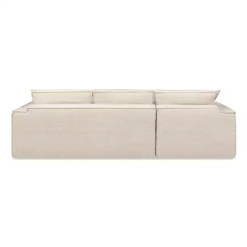 Brenley 110.5" LAF Sectional Sofa, Ash Gray Chenille