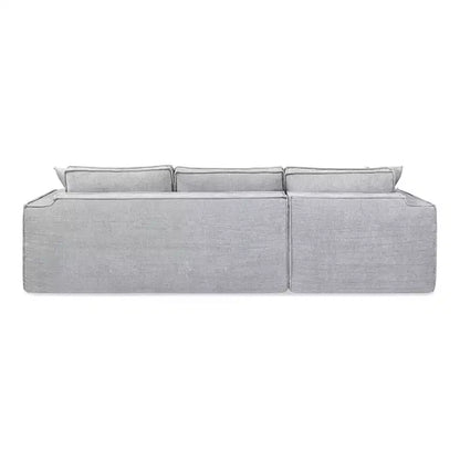 Brenley 110.5" LAF Sectional Sofa, Ash Gray Chenille