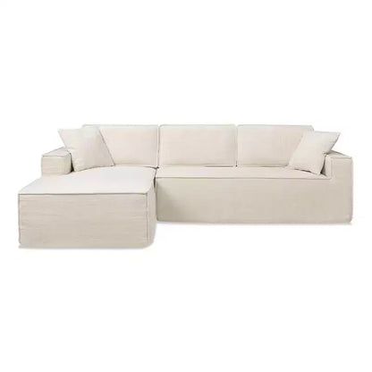 Brenley 110.5" LAF Sectional Sofa, Ash Gray Chenille