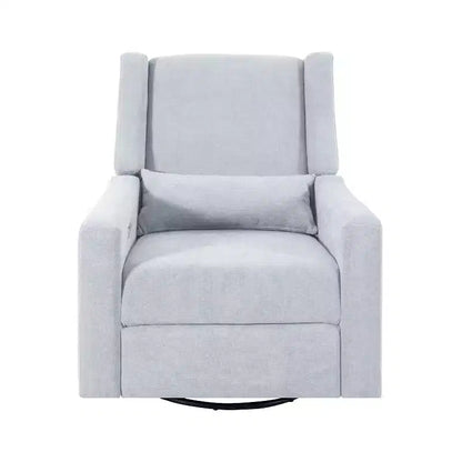 Luxury Power Motion Recliner with USB Charging, Swivel, and Lumbar Support for Nursery Comfort