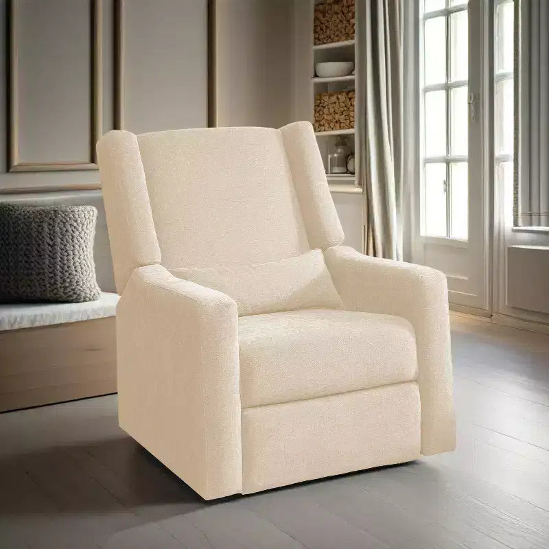 Poltrona reclinabile di lusso con movimento elettrico, ricarica USB, girevole e supporto lombare per il comfort della cameretta