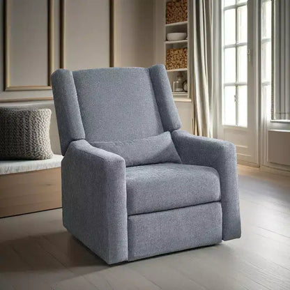 Poltrona reclinabile di lusso con movimento elettrico, ricarica USB, girevole e supporto lombare per il comfort della cameretta