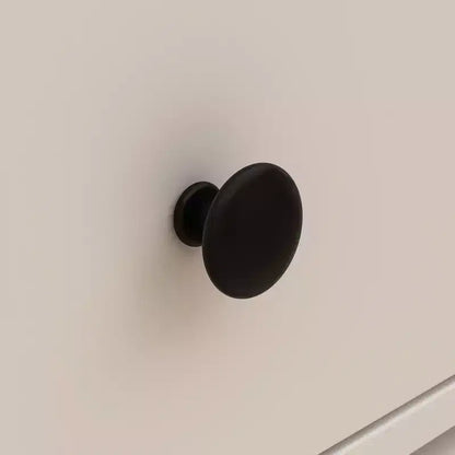 Comodino Girevole a 360° con Cassetto e Vetrina Trasparente