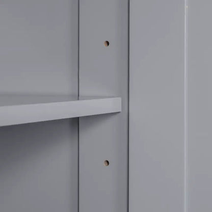 Mobile colonna da bagno alto Nolan Modern Wood con cesto portabiancheria a scomparsa, doppia anta e cassetto